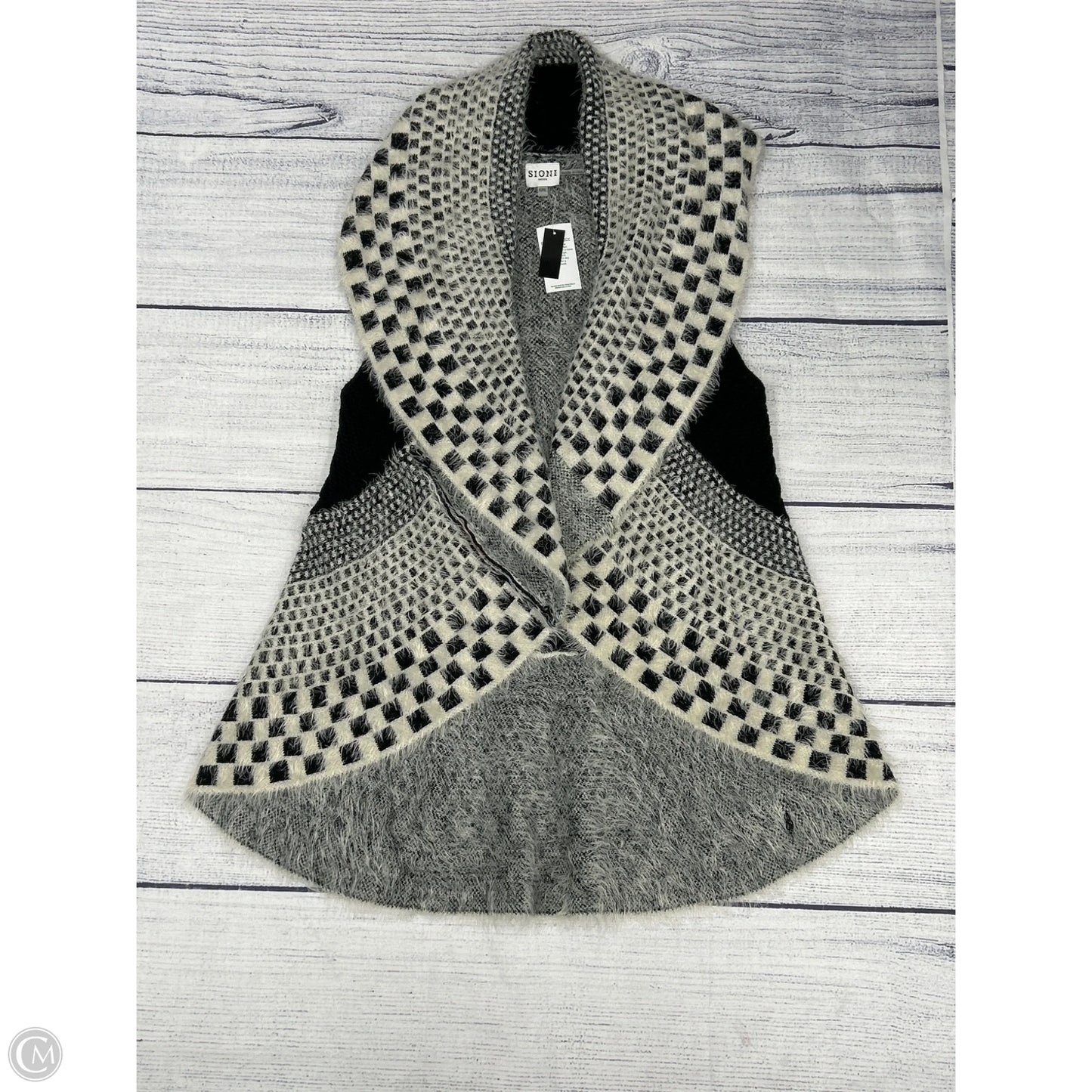 Cardigan By Sioni In Grey, Size: Xl