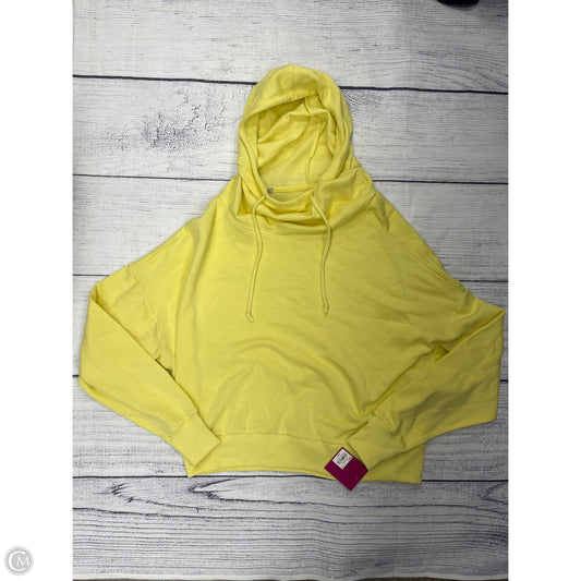 Sweatshirt Hoodie By So In Yellow, Size: L