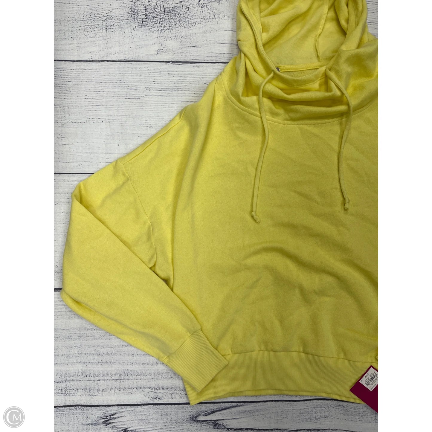 Sweatshirt Hoodie By So In Yellow, Size: L