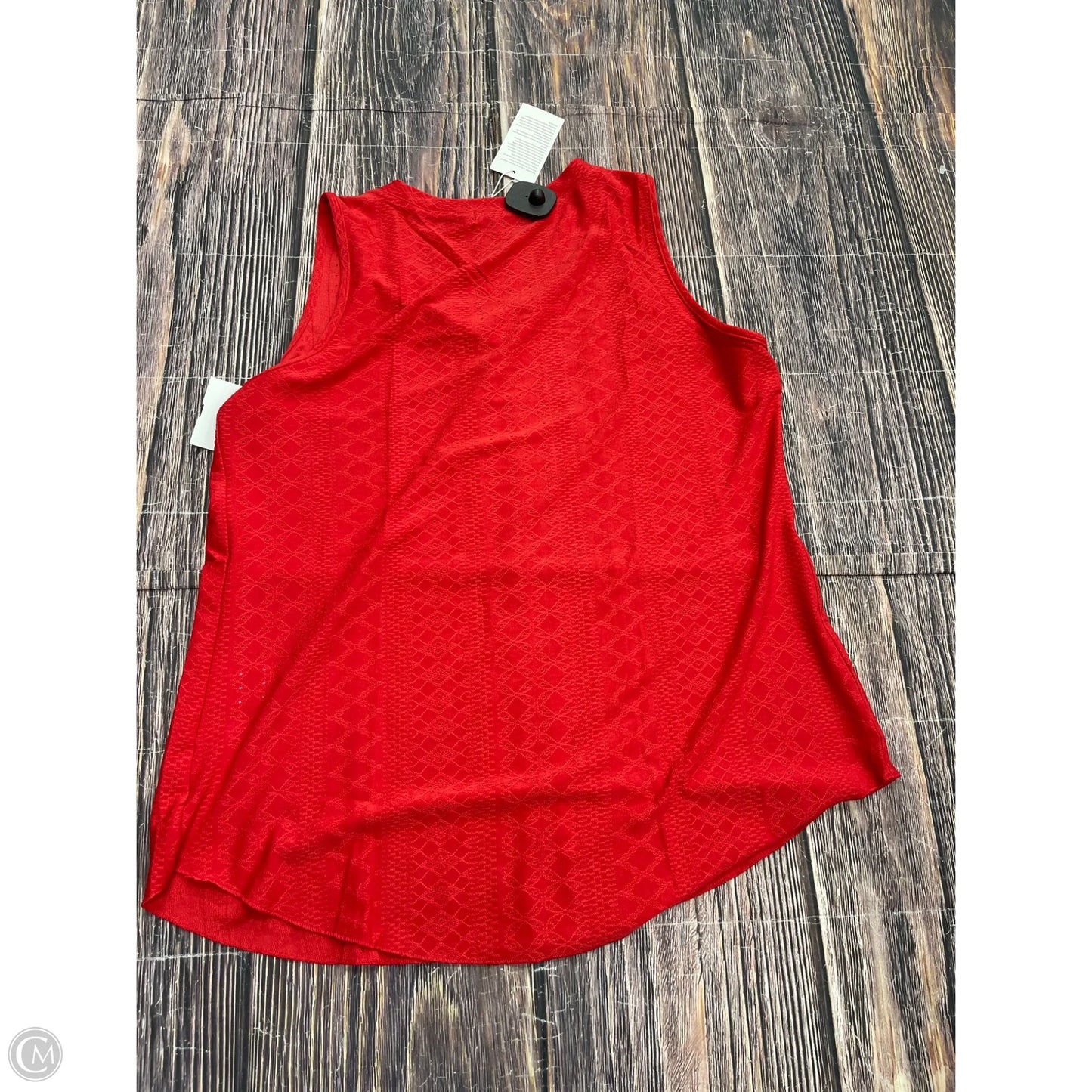 Tank Top By Automet In Red, Size: L