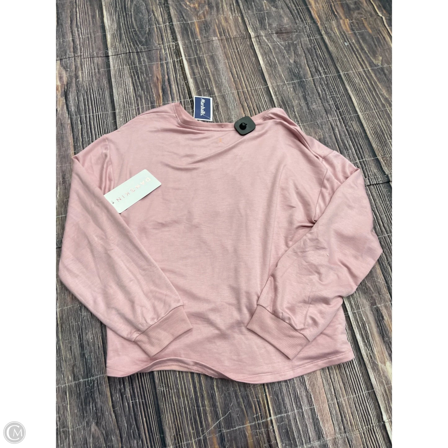 Top Long Sleeve By Danskin In Pink, Size: L
