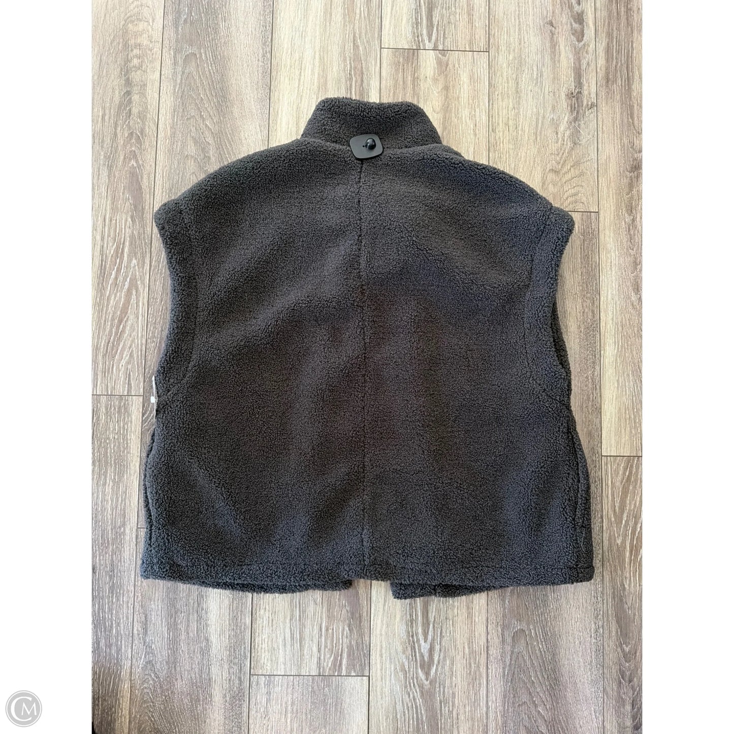 Vest Fleece By Clothes Mentor In Grey, Size: M