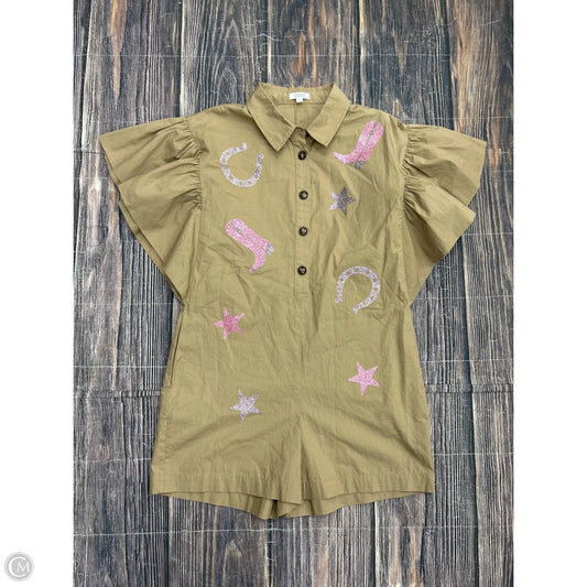 Romper By Oddi In Brown, Size: S