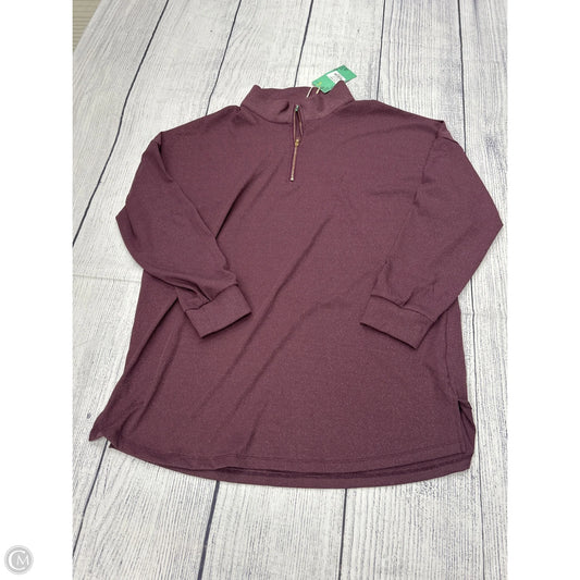 Sweatshirt Collar By Clothes Mentor In Purple, Size: Xl