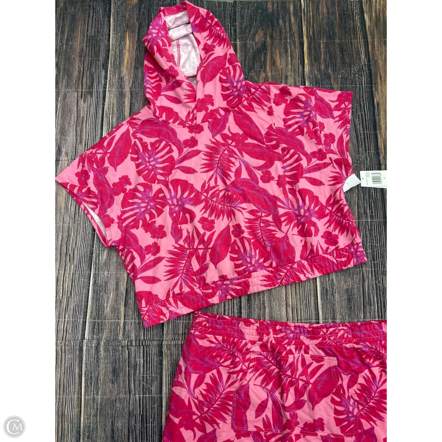 Skirt Set 2pc By Juicy Couture In Pink & Purple, Size: 2x