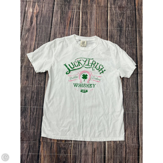 Top Short Sleeve Basic By Comfort Colors In White, Size: M