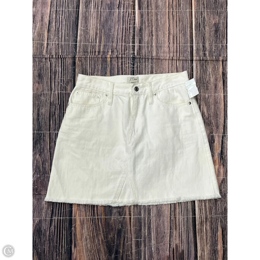 Skirt Mini & Short By J. Crew In White, Size: 6