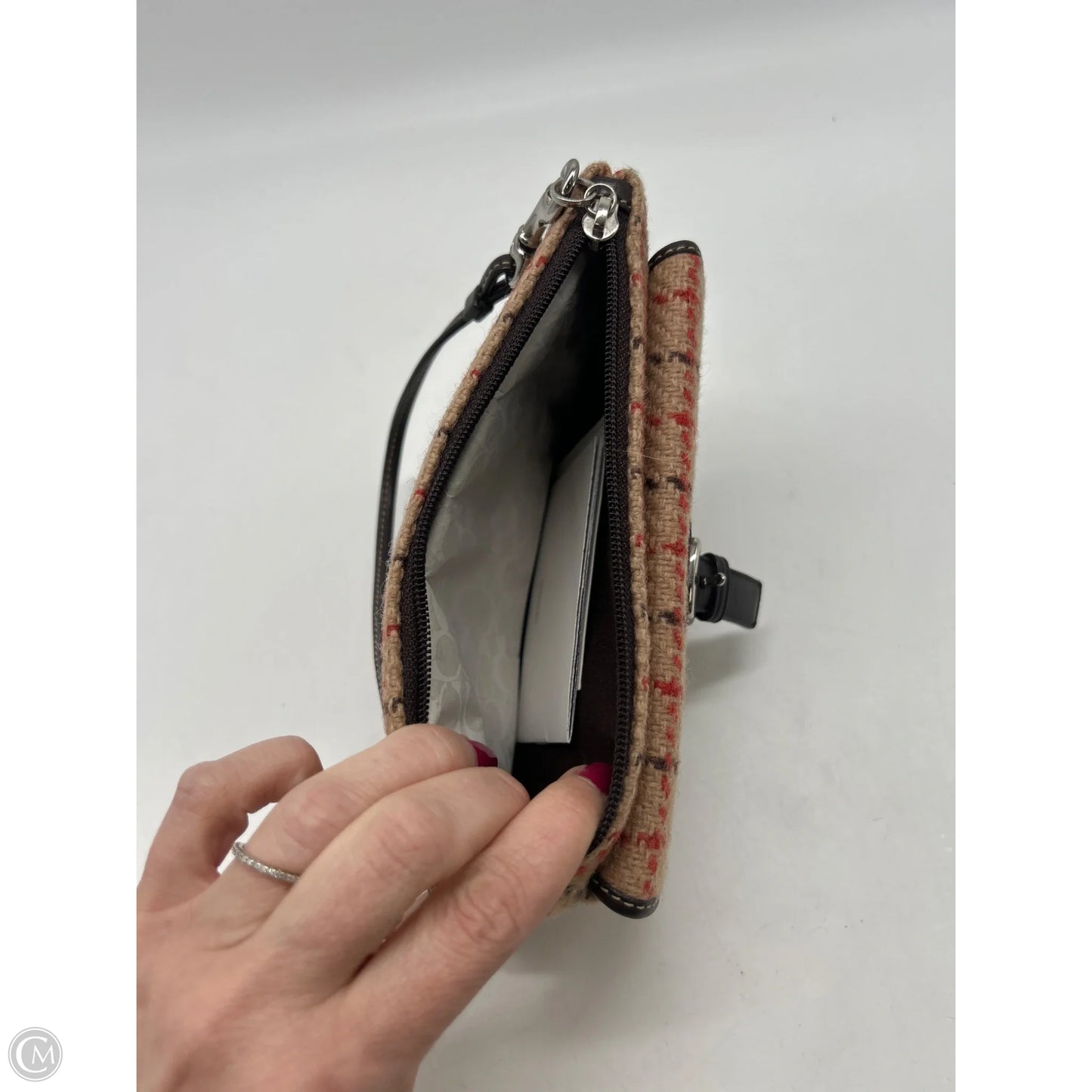 Wristlet Designer By Coach, Size: Medium