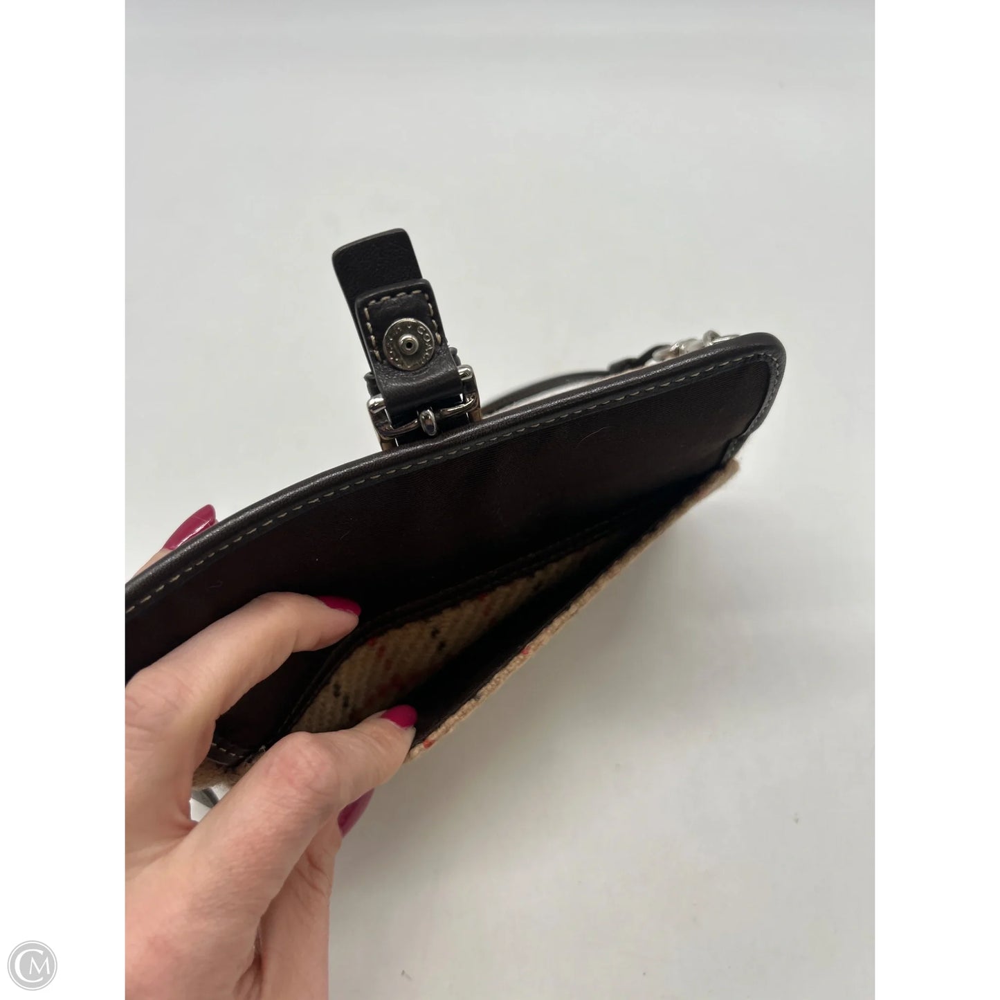 Wristlet Designer By Coach, Size: Medium