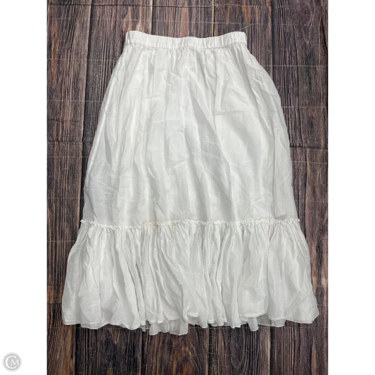 Skirt Maxi By J. Crew In White, Size: M