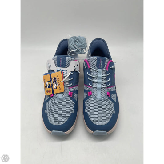 Shoes Athletic By Skechers In Blue & Pink, Size: 8