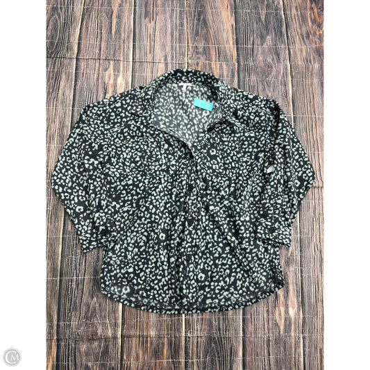 Jacket Fleece By Maurices In Animal Print, Size: Xl