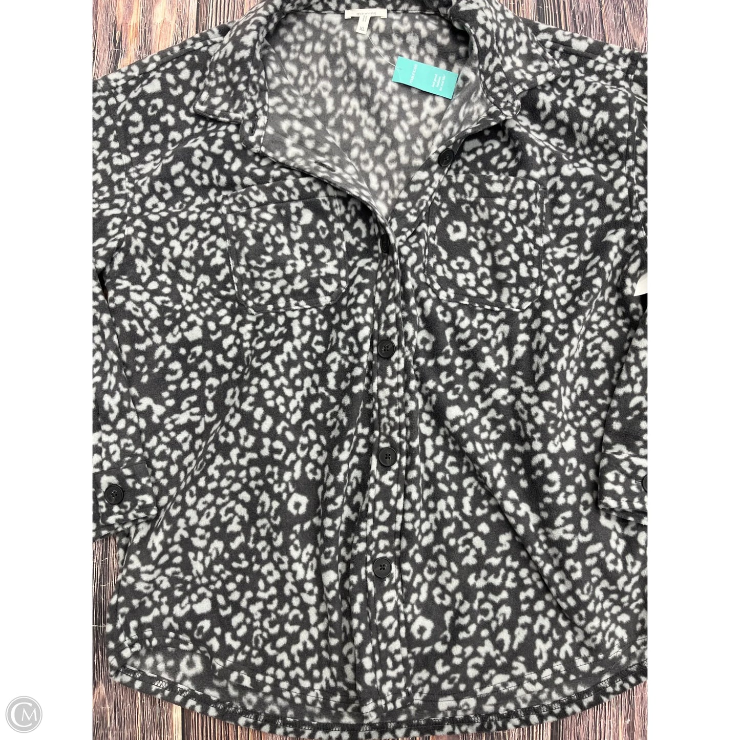 Jacket Fleece By Maurices In Animal Print, Size: Xl