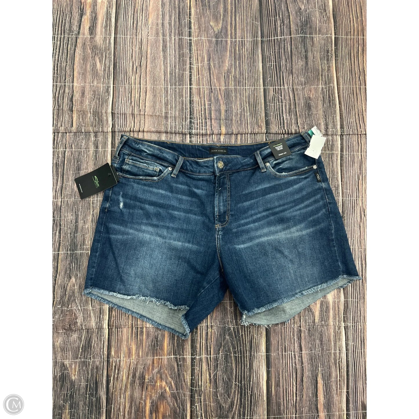 Shorts By Silver In Blue Denim, Size: 20