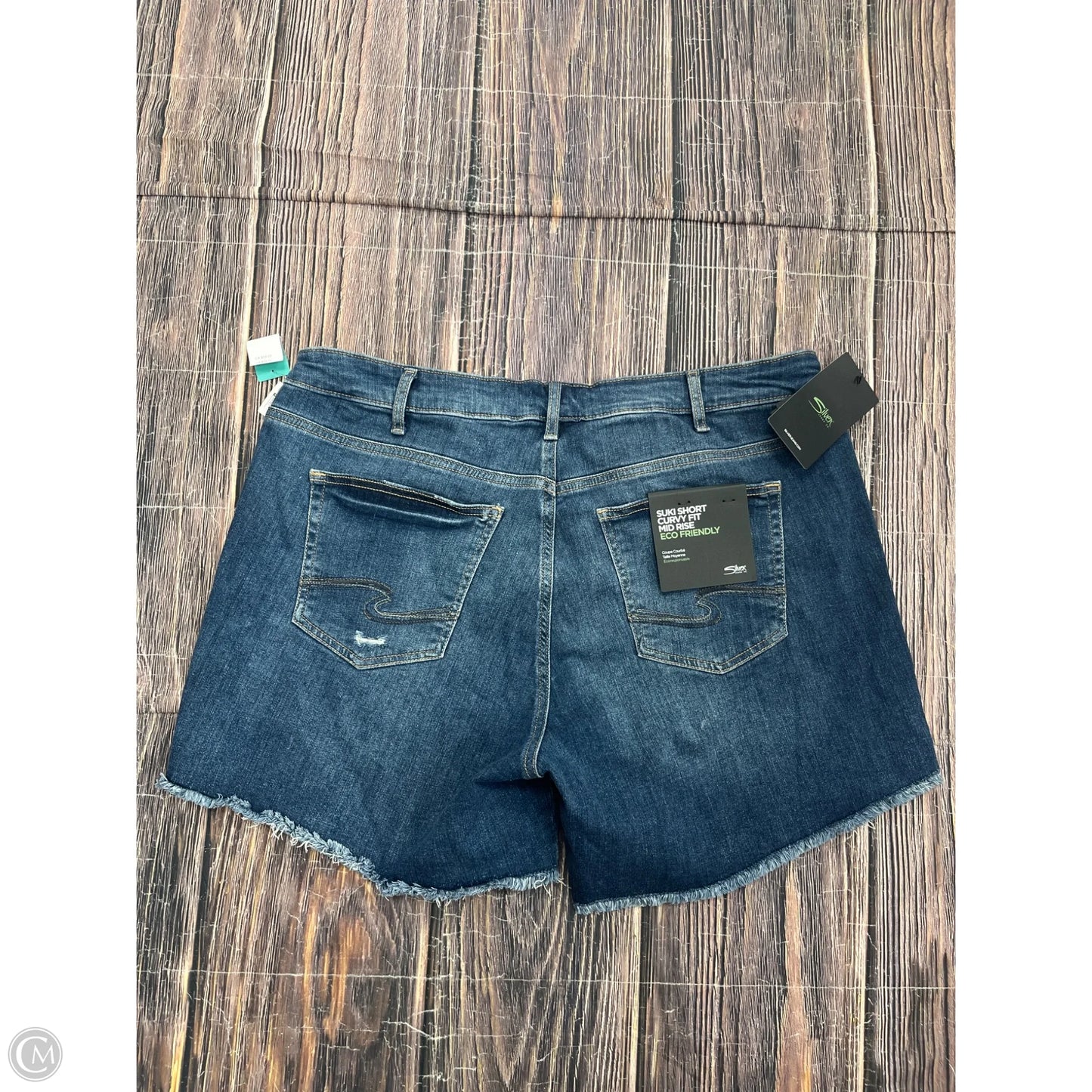 Shorts By Silver In Blue Denim, Size: 20