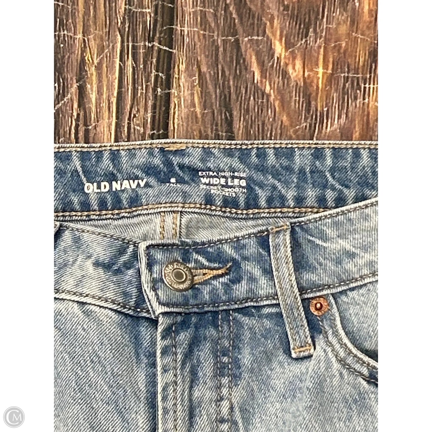 Jeans Wide Leg By Old Navy In Blue Denim, Size: 6