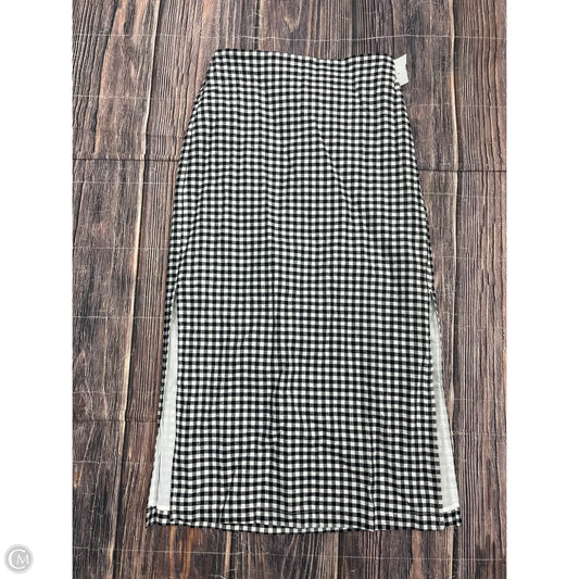 Skirt Maxi By Gap In Black & White, Size: S