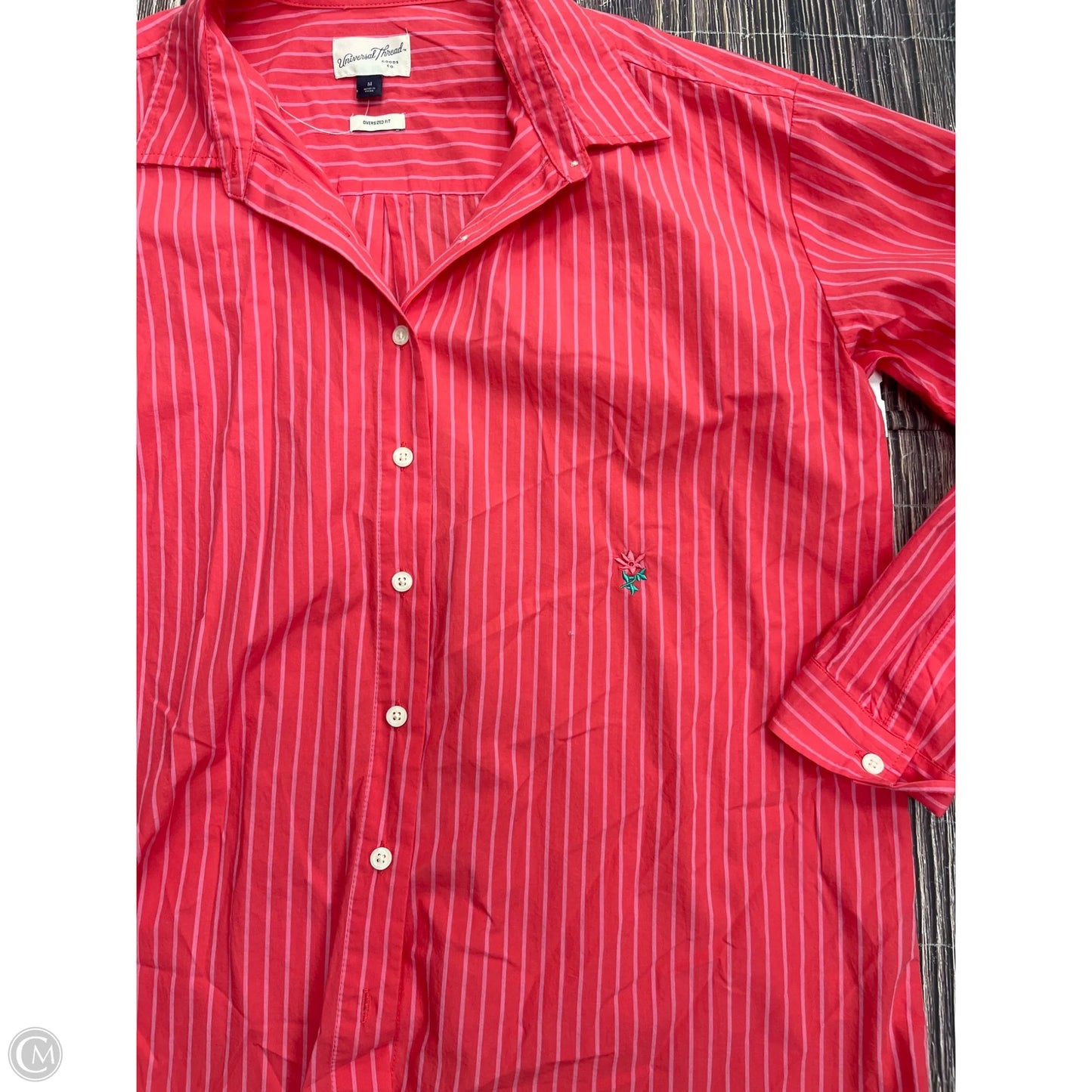 Top Long Sleeve By Universal Thread In Pink, Size: M