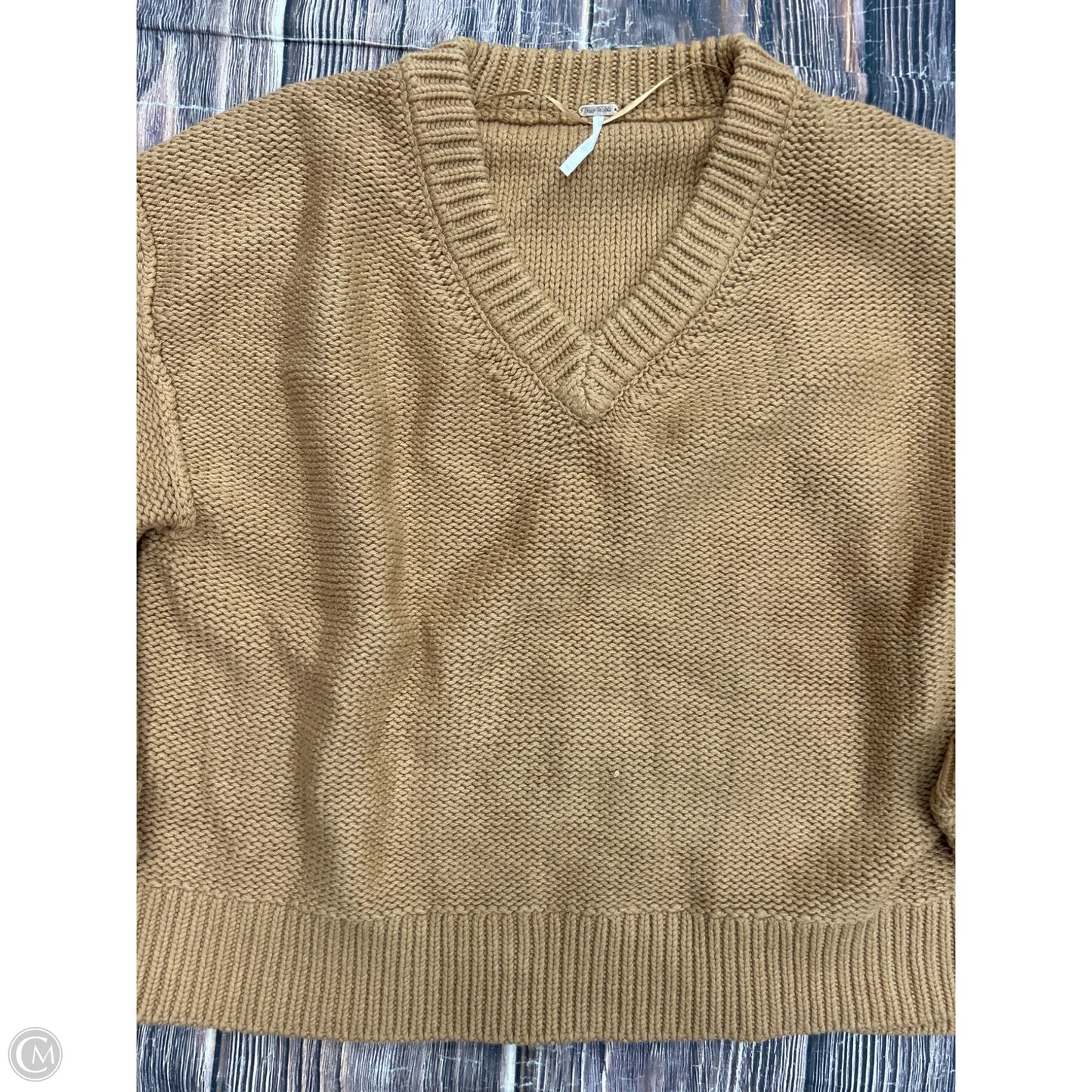 Sweater By Free People In Tan, Size: Xs