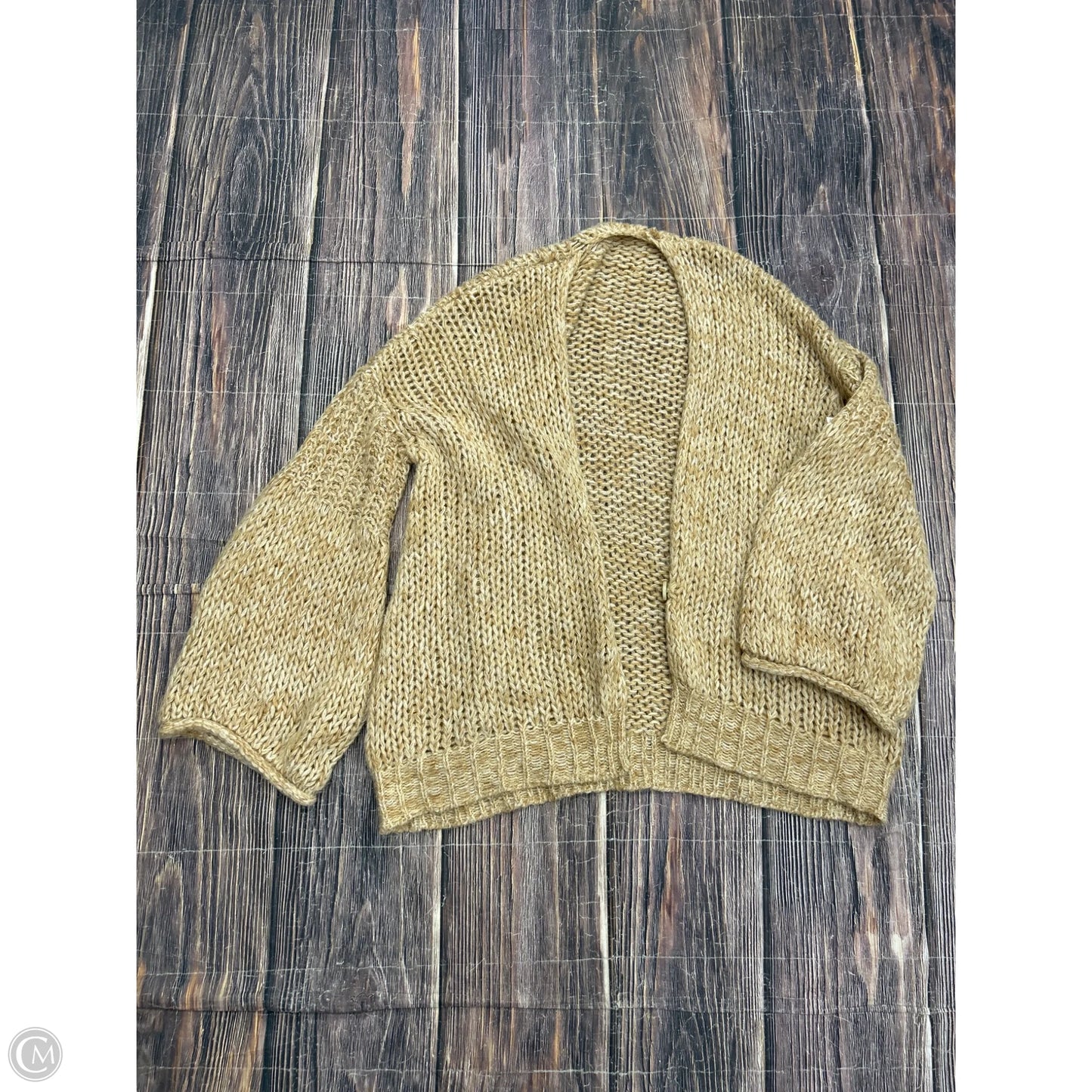 Sweater Cardigan By Free People In Tan, Size: M