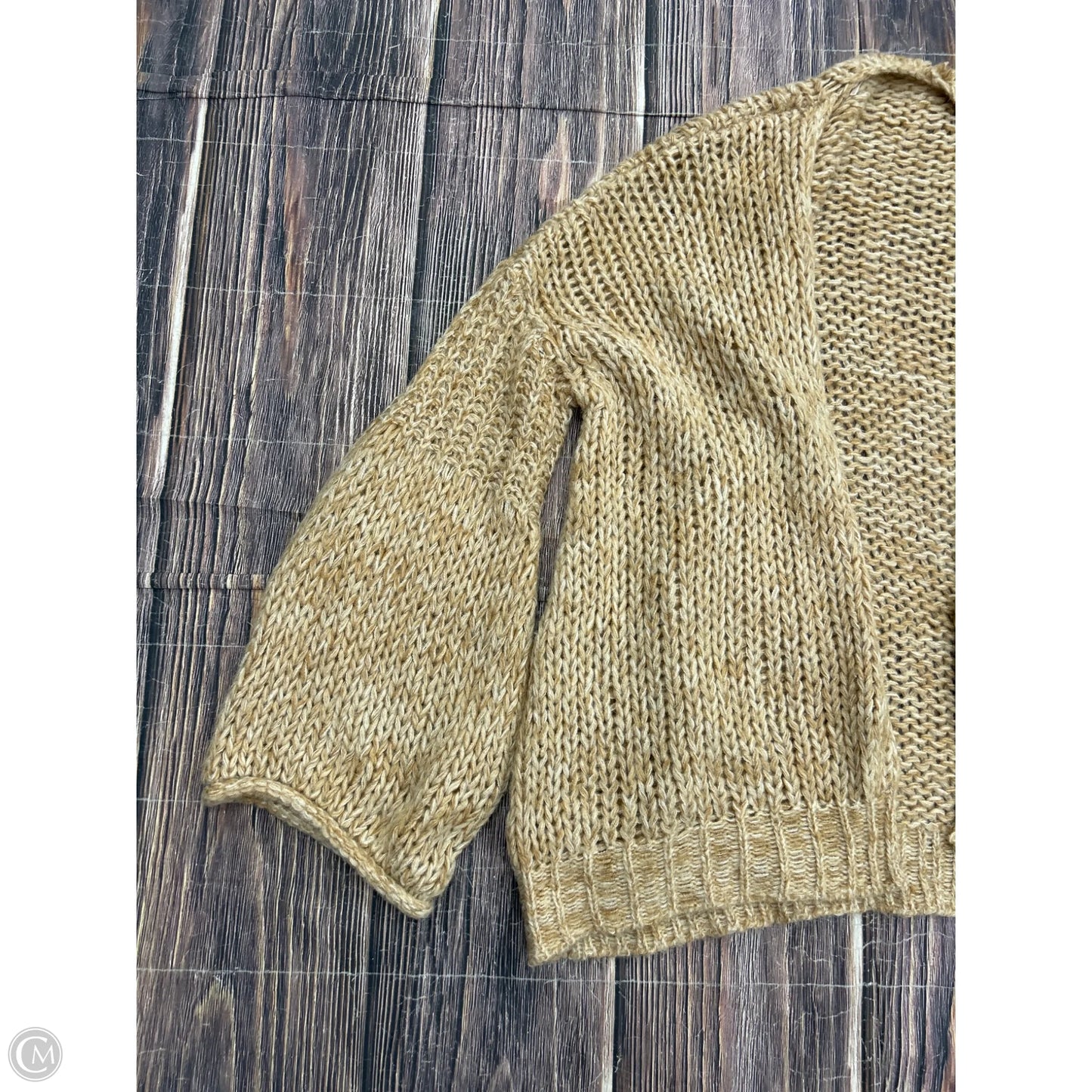 Sweater Cardigan By Free People In Tan, Size: M