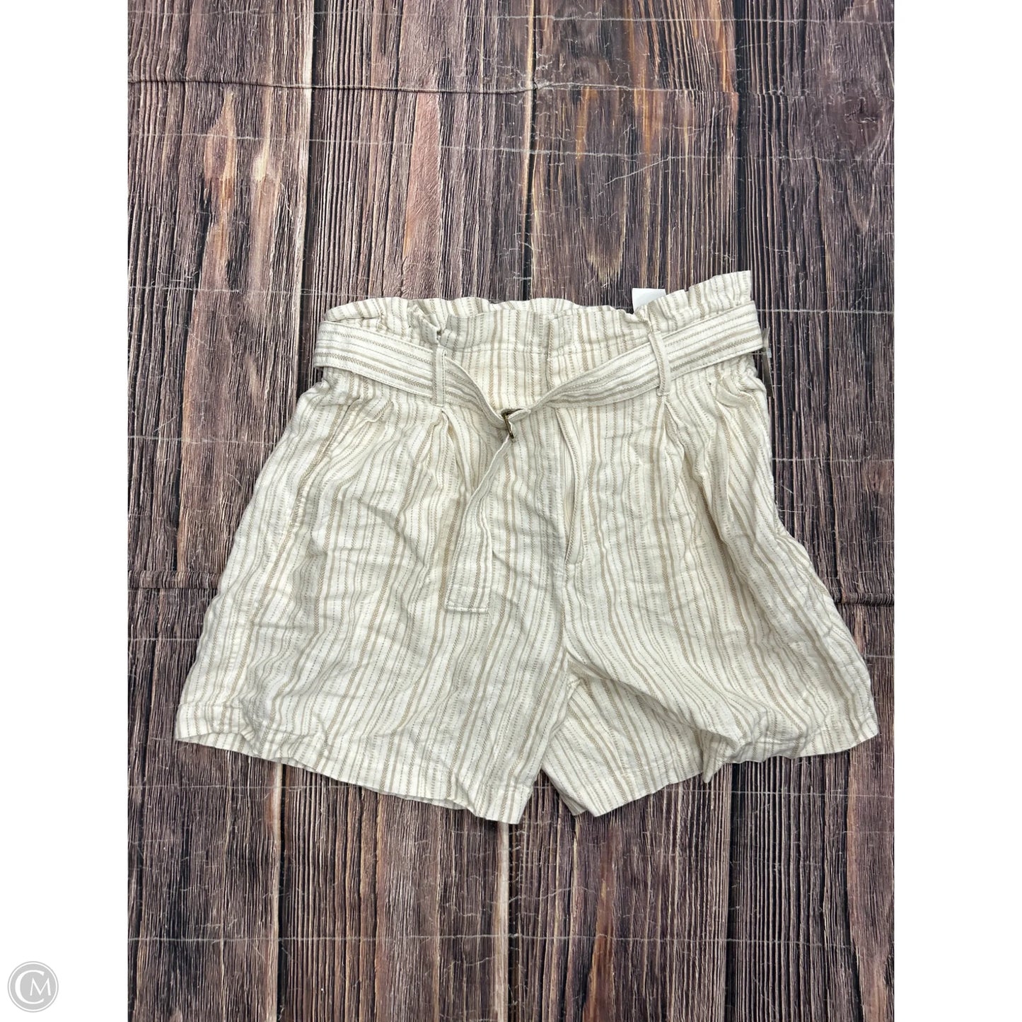 Shorts By Banana Republic In Cream & Tan, Size: 6