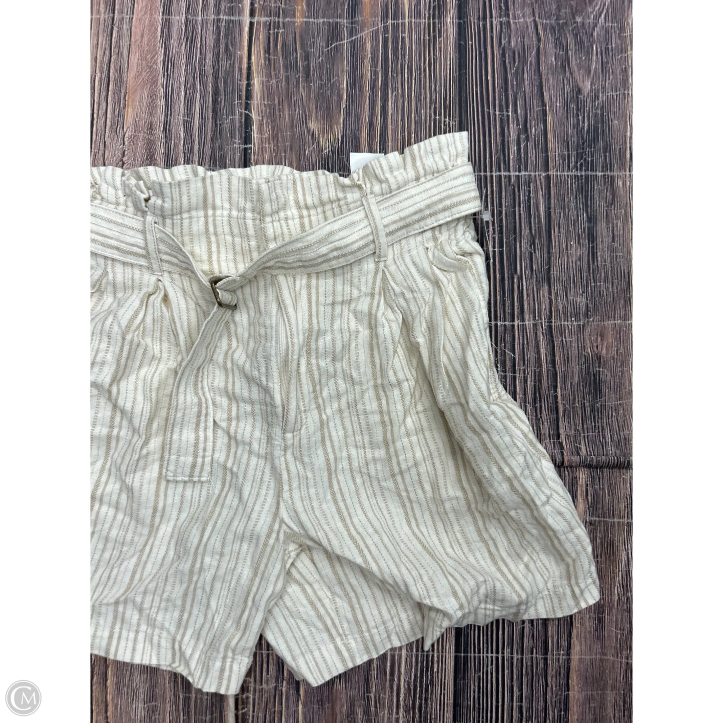 Shorts By Banana Republic In Cream & Tan, Size: 6
