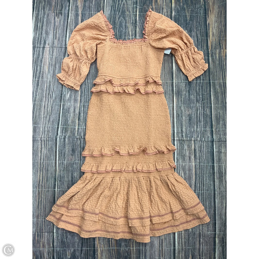 Dress Casual Maxi By Clothes Mentor In Orange, Size: S