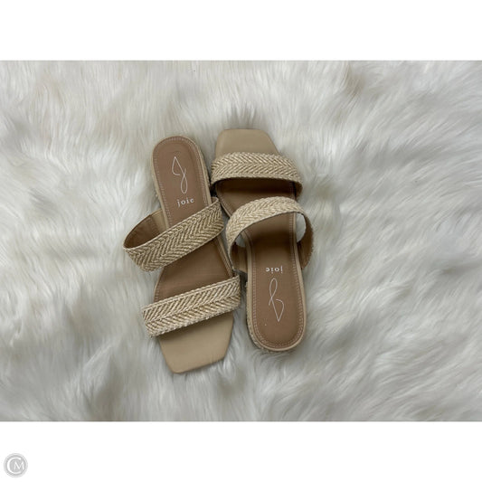 Sandals Flats By Joie In Cream, Size: 8