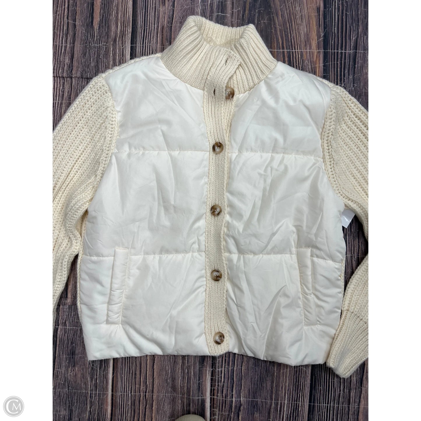 Jacket Other By Staccato In Cream & White, Size: M