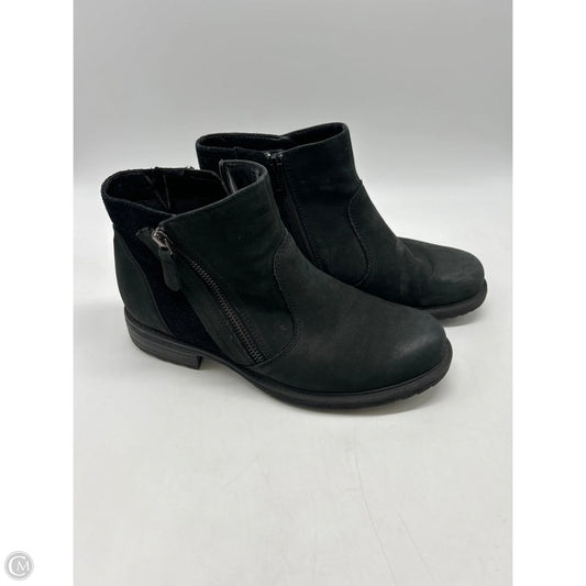 Boots Ankle Flats By Earth In Black, Size: 7.5
