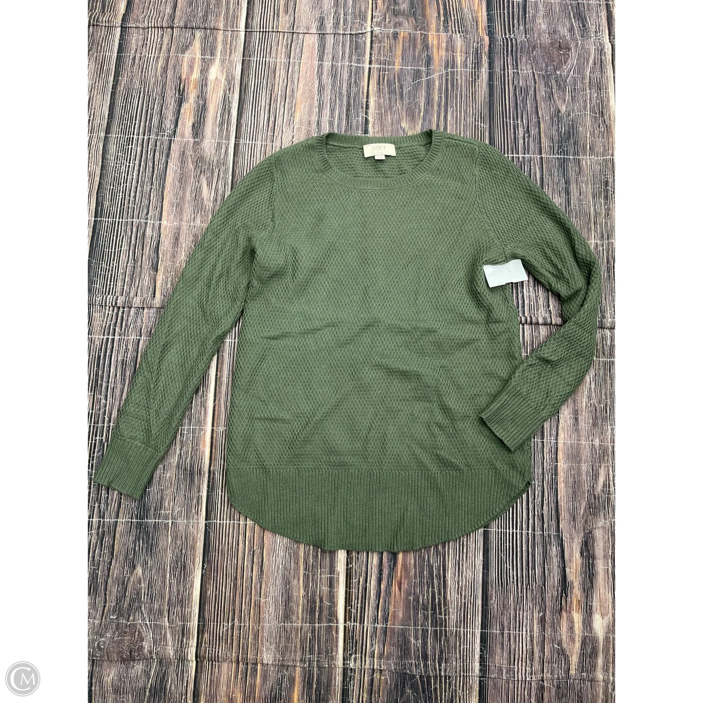 Top Long Sleeve By Loft In Green, Size: Xsp