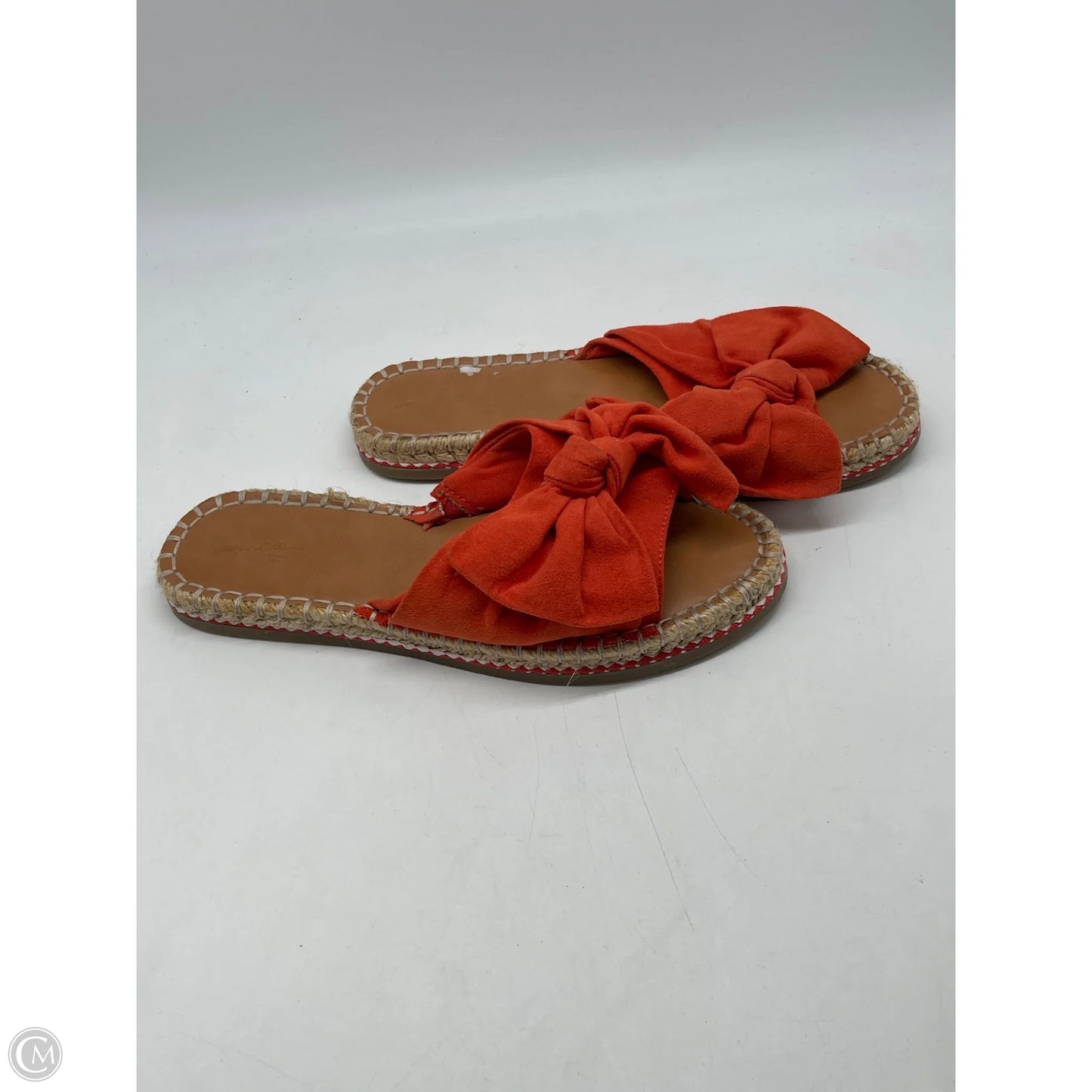 Sandals Flats By Universal Thread In Orange, Size: 8.5