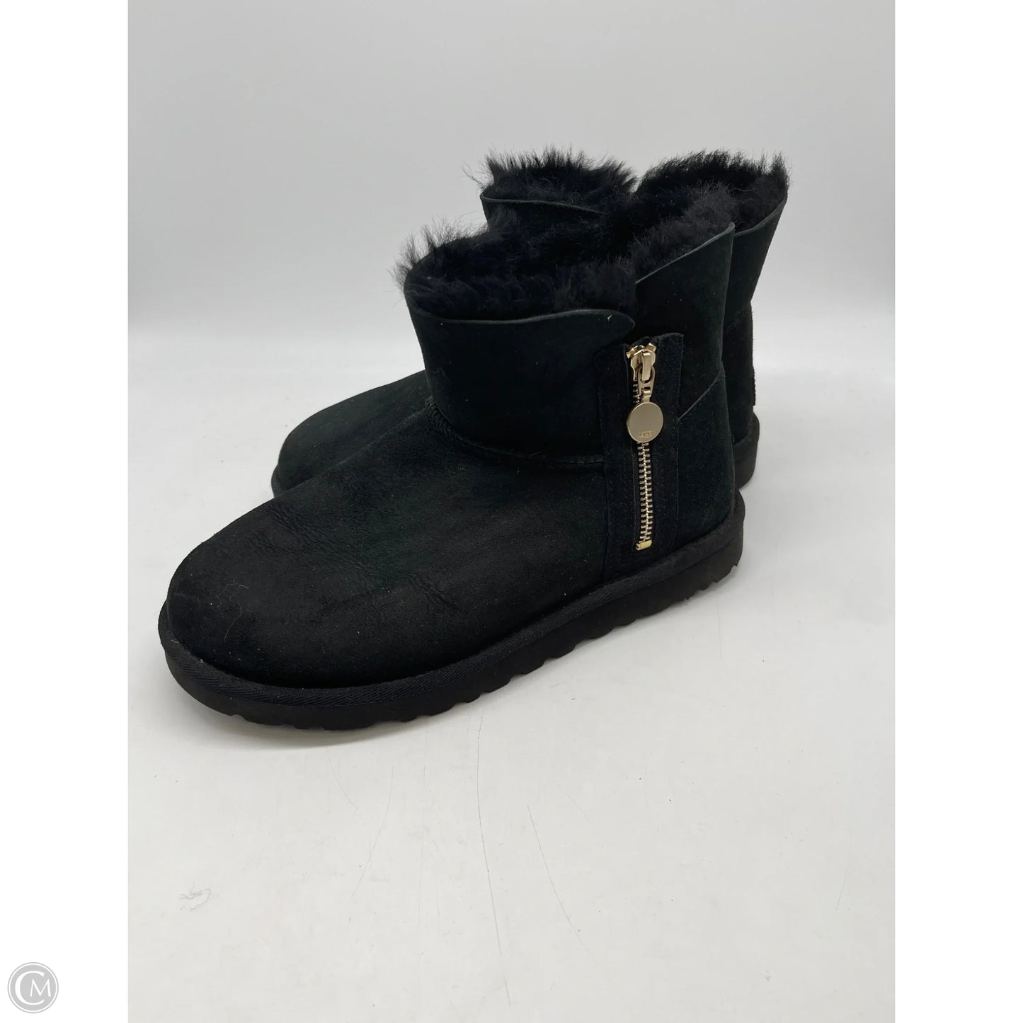 Boots Designer By Ugg In Black, Size: 8
