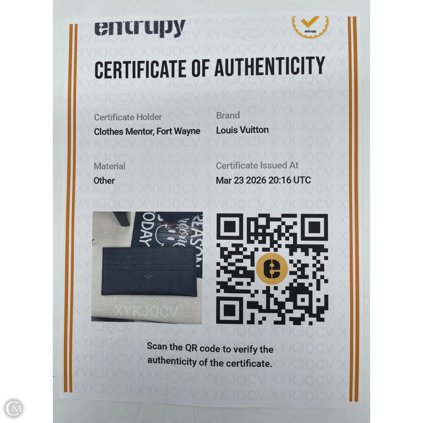 Wallet Luxury Designer By Louis Vuitton, Size: Medium