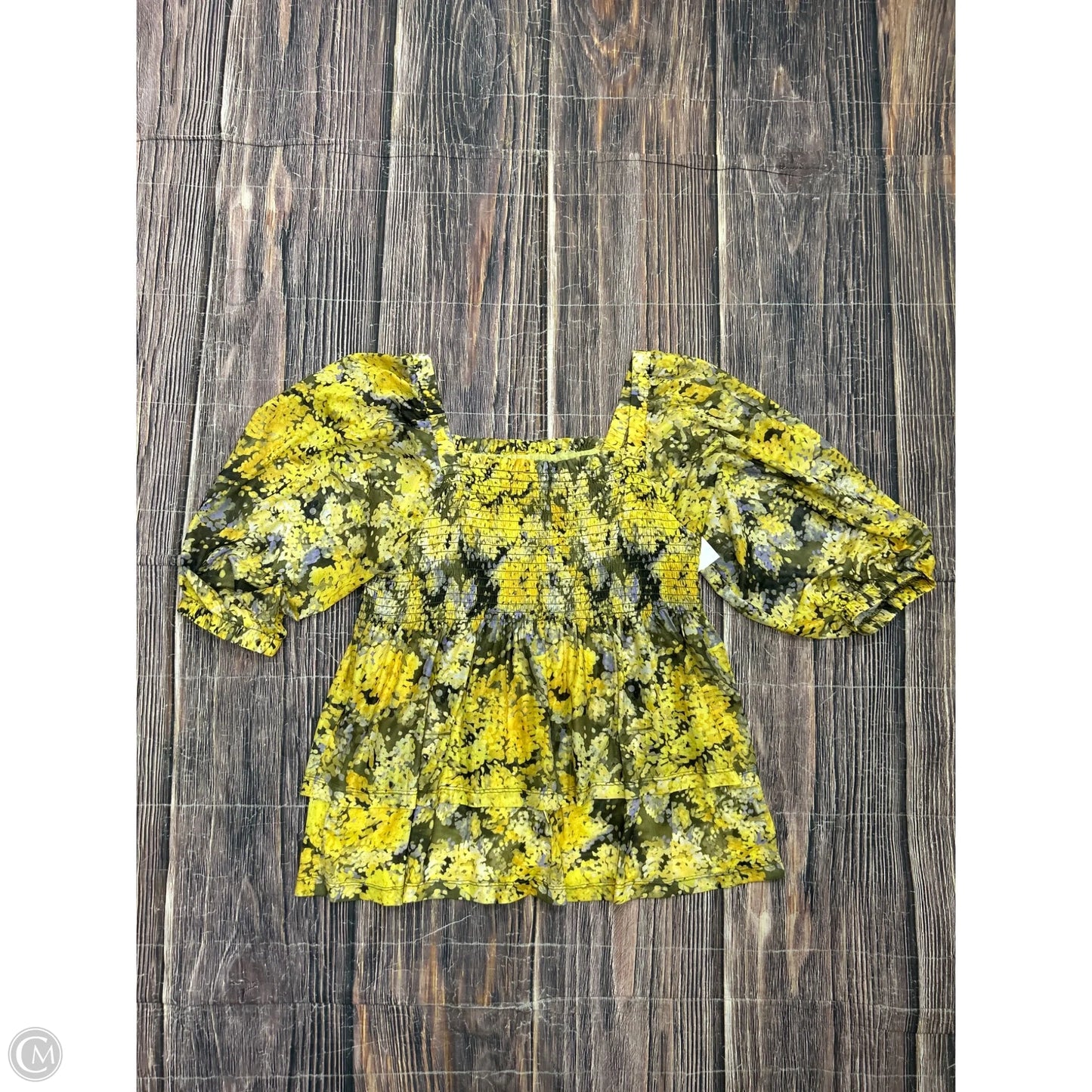 Top Short Sleeve By Skyes The Limit In Yellow, Size: Mp