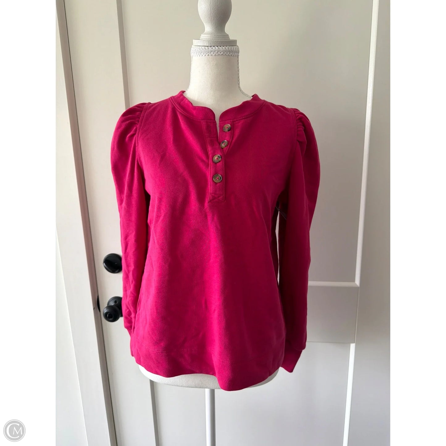 Top Long Sleeve By Loft In Pink, Size: Sp