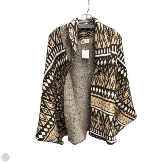 Sweater Cardigan By Clothes Mentor In Brown, Size: Osfm