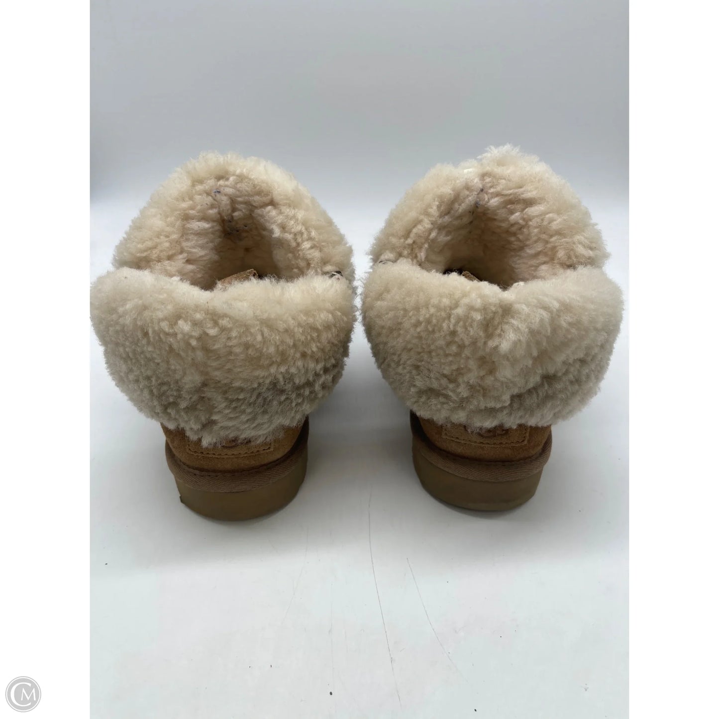 Boots Designer By Ugg In Brown, Size: 8