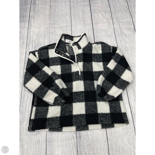 Jacket Other By Loft In Black & White, Size: Xl