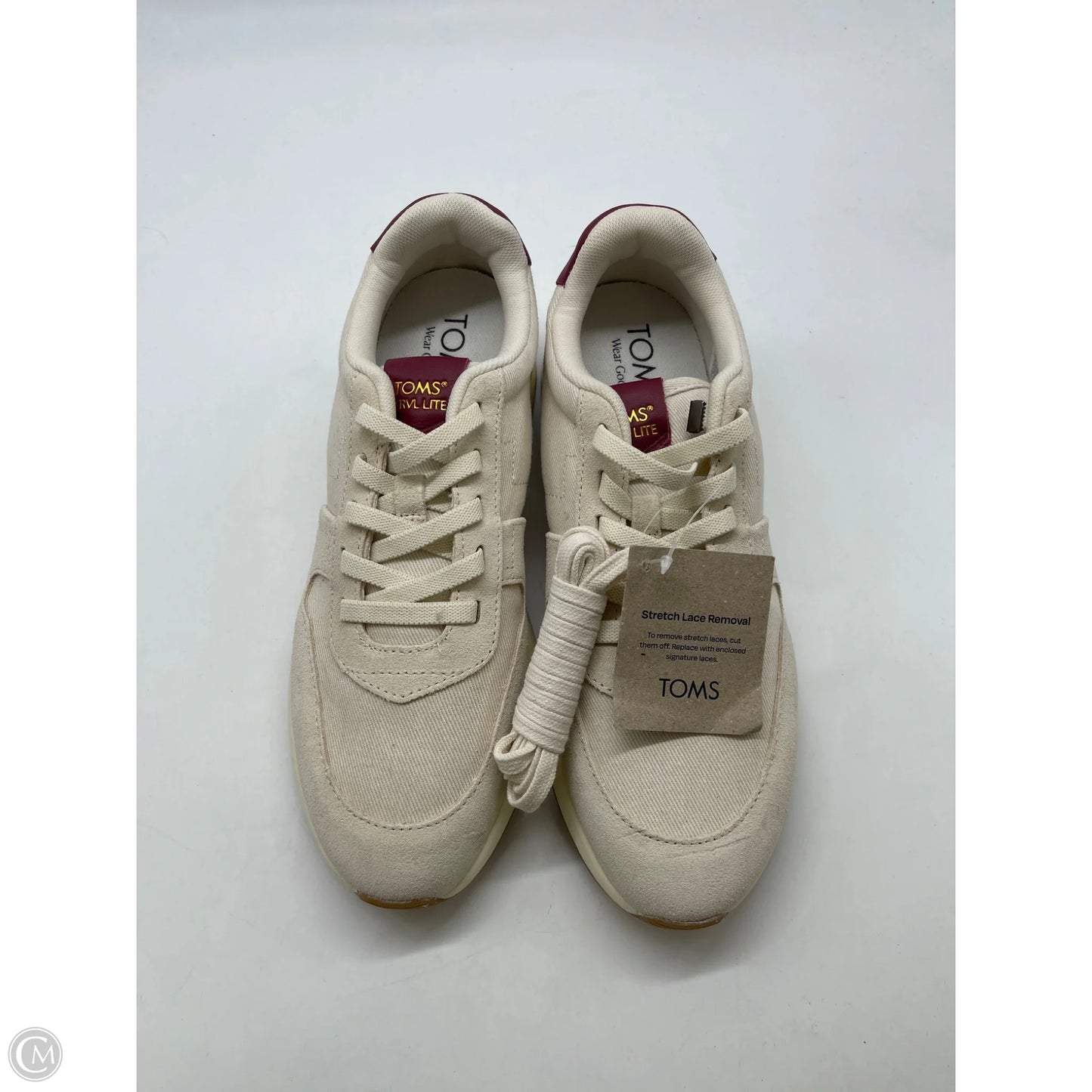 Shoes Sneakers By Toms In Cream, Size: 8