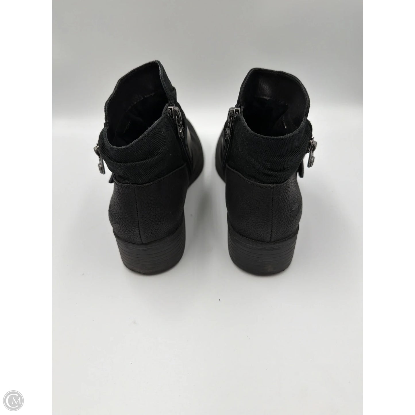 Boots Ankle Heels By Blowfish In Black, Size: 7
