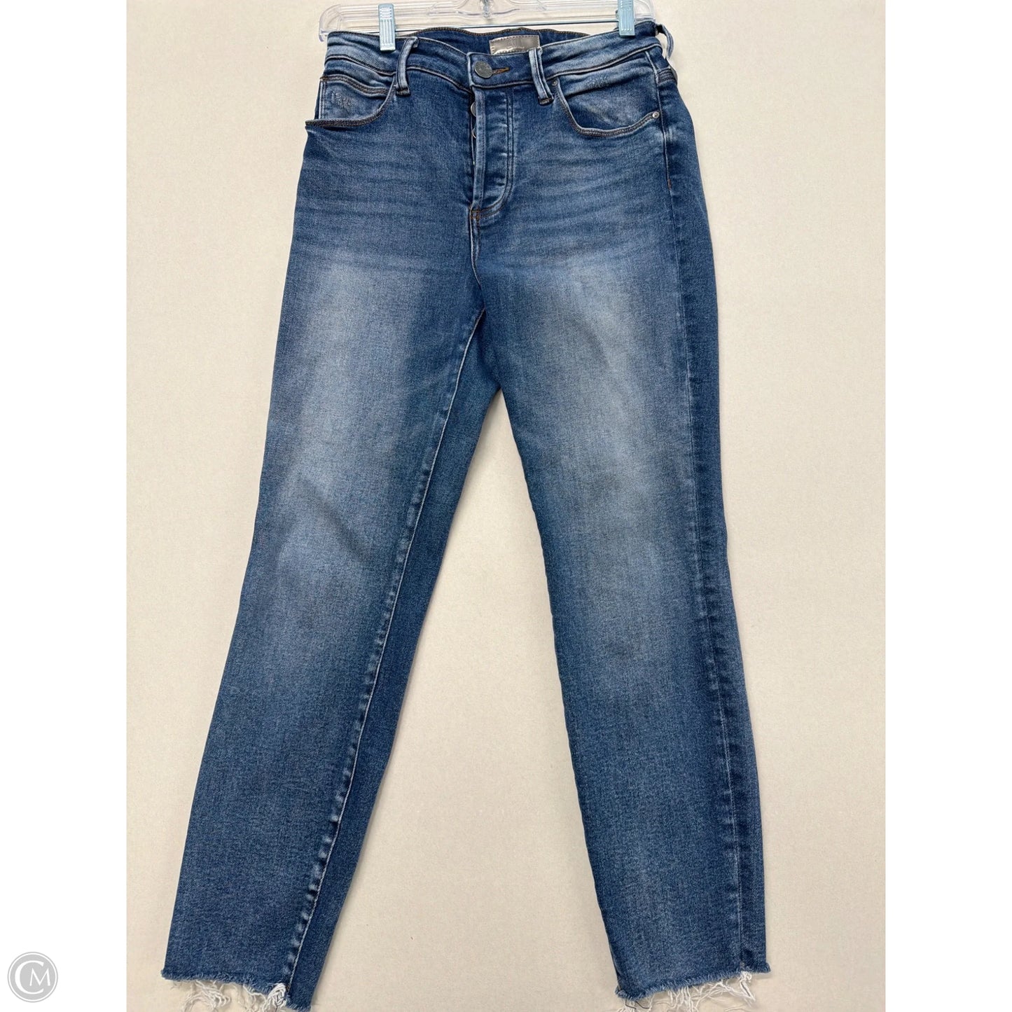 Jeans Straight By Kut In Blue Denim, Size: 4