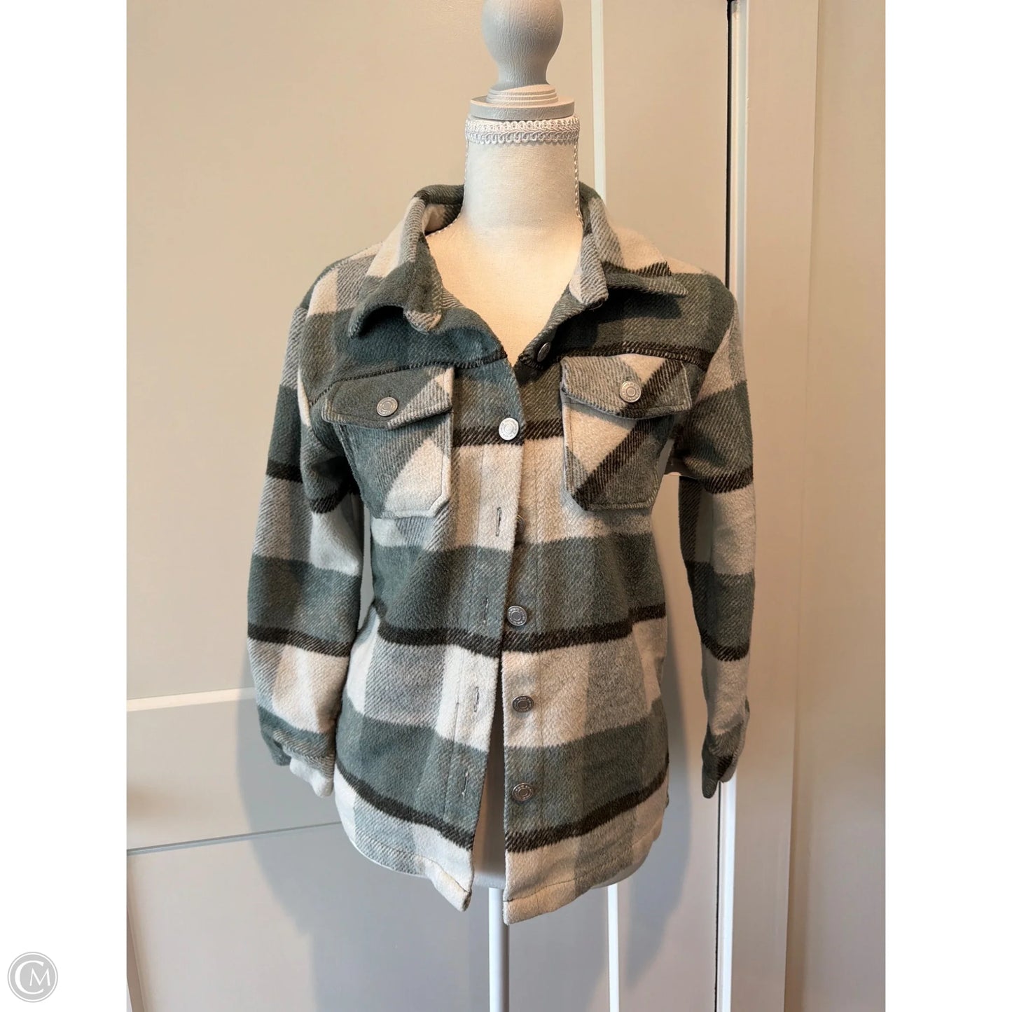 Jacket Other By Clothes Mentor In Green, Size: M