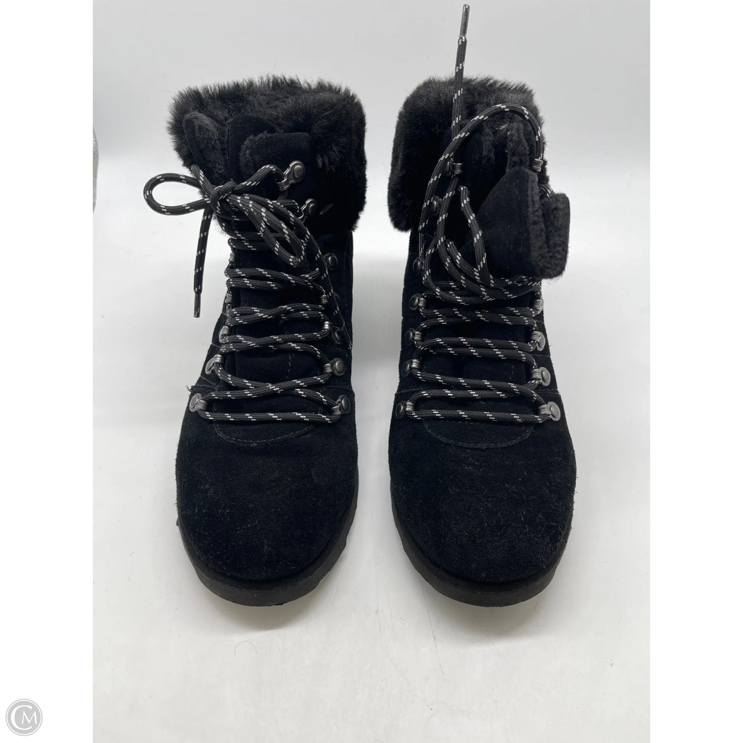 Boots Ankle Flats By Bearpaw In Black, Size: 9