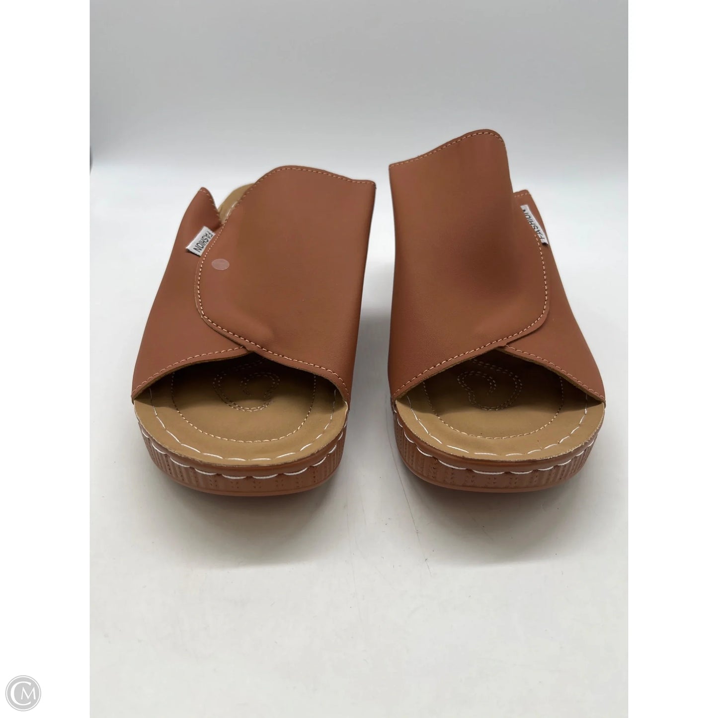 Sandals Flats By Shein In Brown, Size: 11