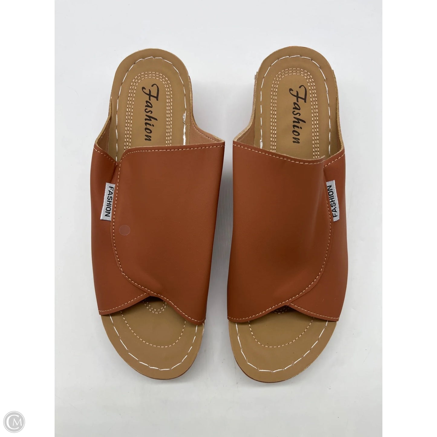 Sandals Flats By Shein In Brown, Size: 11