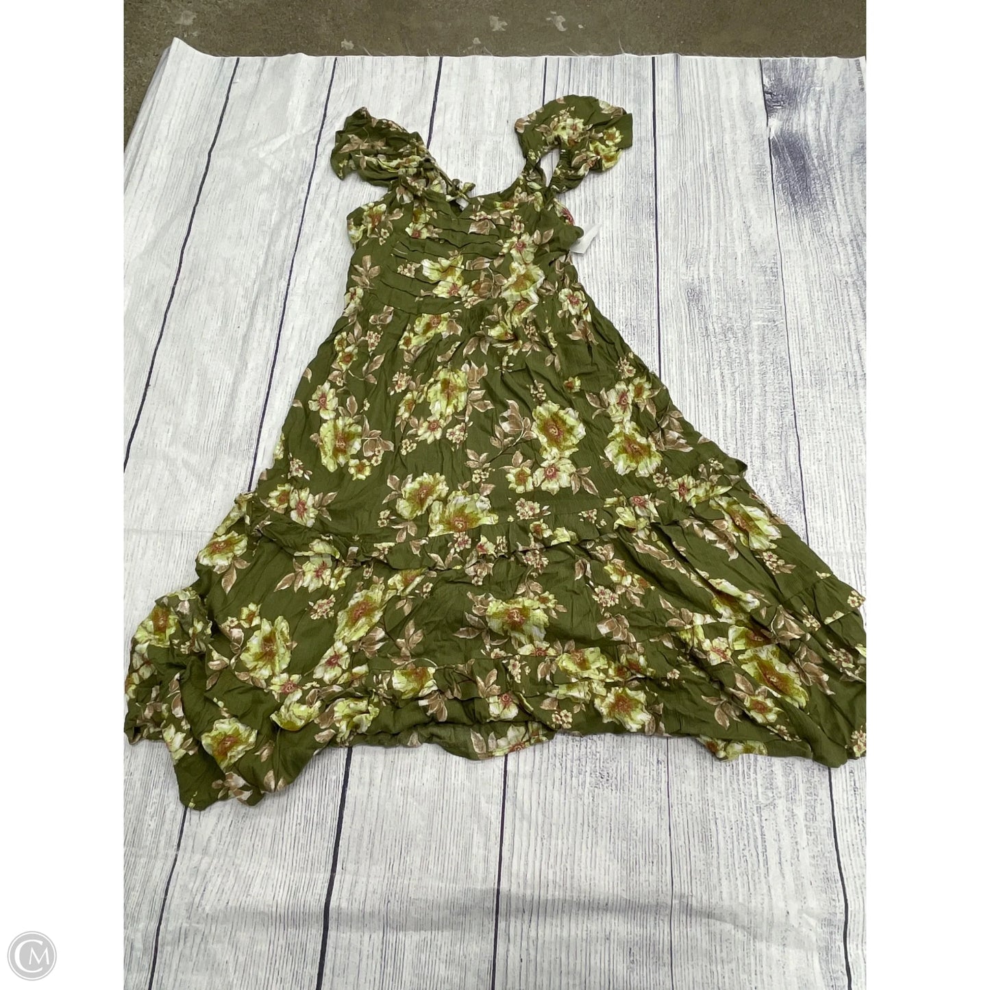 Dress Casual Maxi By Maurices In Green, Size: Xs