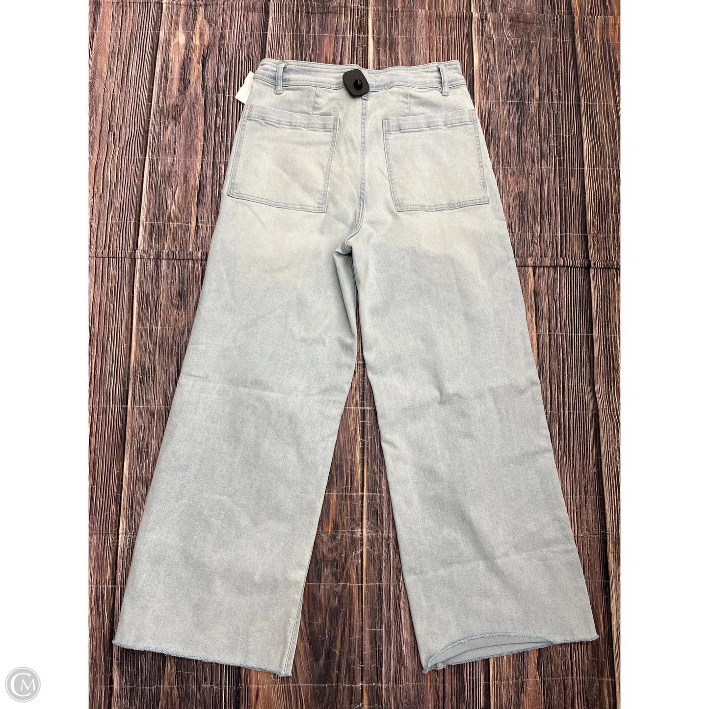 Jeans Wide Leg By Oat In Blue Denim, Size: 12