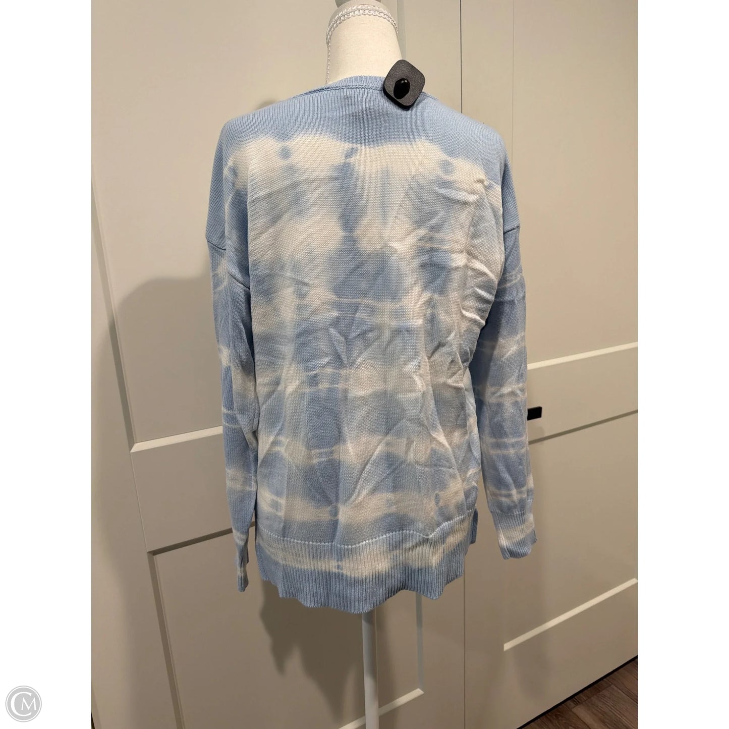 Sweater By Design History In Blue & White, Size: M